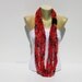 infinity scarf,crochet lariat infinity scarf ,crochet jewelry,gift, crochet loop scarf