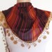 2012 summer fashion chiffon scarf new design orange golden black