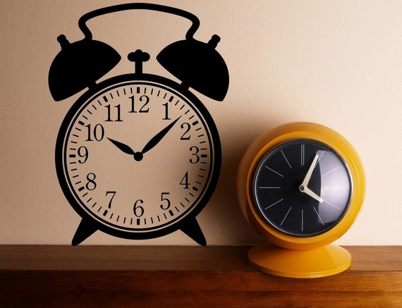 old fashioned alarm clock drawings