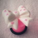 0g 8mm White Bow Plugs Gauges kawaii sweet Geek Chic 80s kitsch cool neon Nerd