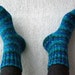 Hand Knit Wool Socks - ready to ship.