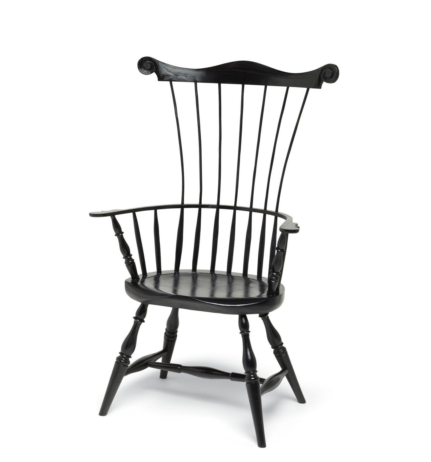 D R Dimes Bowback Arm Chair Bamboo Windsor Chairs Bowbacks U0026