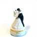 Bride Groom Wedding Box dancing Trinket, Treasure, Ring, Keepsake Box for rings or cake top