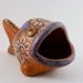 Mexican Story Pottery Wide Mouth Fish for sink sponge or etc.