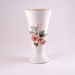 Lefton Vase with Pink roses Japan, Porcelain Vase