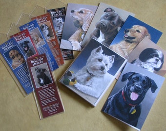 Items similar to Rescue Dog Art Set of 3 Matted Print s Wall Decor 8 x