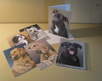 Items similar to Rescue Dog Art Set of 3 Matted Print s Wall Decor 8 x