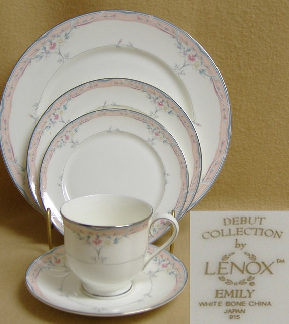 Lenox Emily Debut Collection Fine Bone China Place Setting