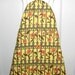 Ironing Board Cover - Floral in Yellow, grey, brown and orange