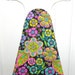 Ironing Board Cover - Flowers in aqua, pink, green and yellow
