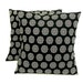 Pillow Covers. Set of Two 16x16. Timeless Black and White flowers