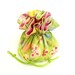 Drawstring Jewelry Pouch - green, yellow, blue and pink pastel travel bag