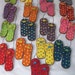 SUMMER TIME Flip Flop Ornaments