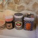 Kitchen jars dollhouse 1:12 scale