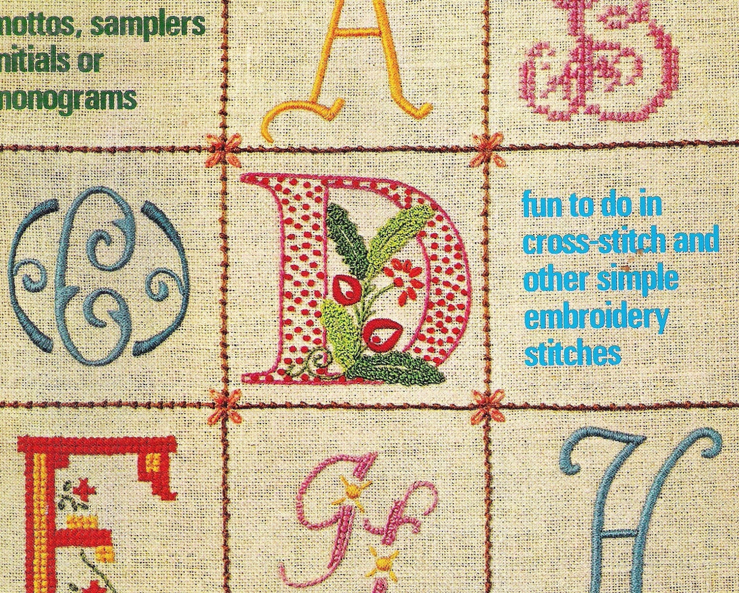 Iron On Transfer Alphabet Embroidery Patterns by StitchySpot