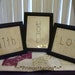 Faith, Home, Love Framed Stitchery Primitive Country Decor