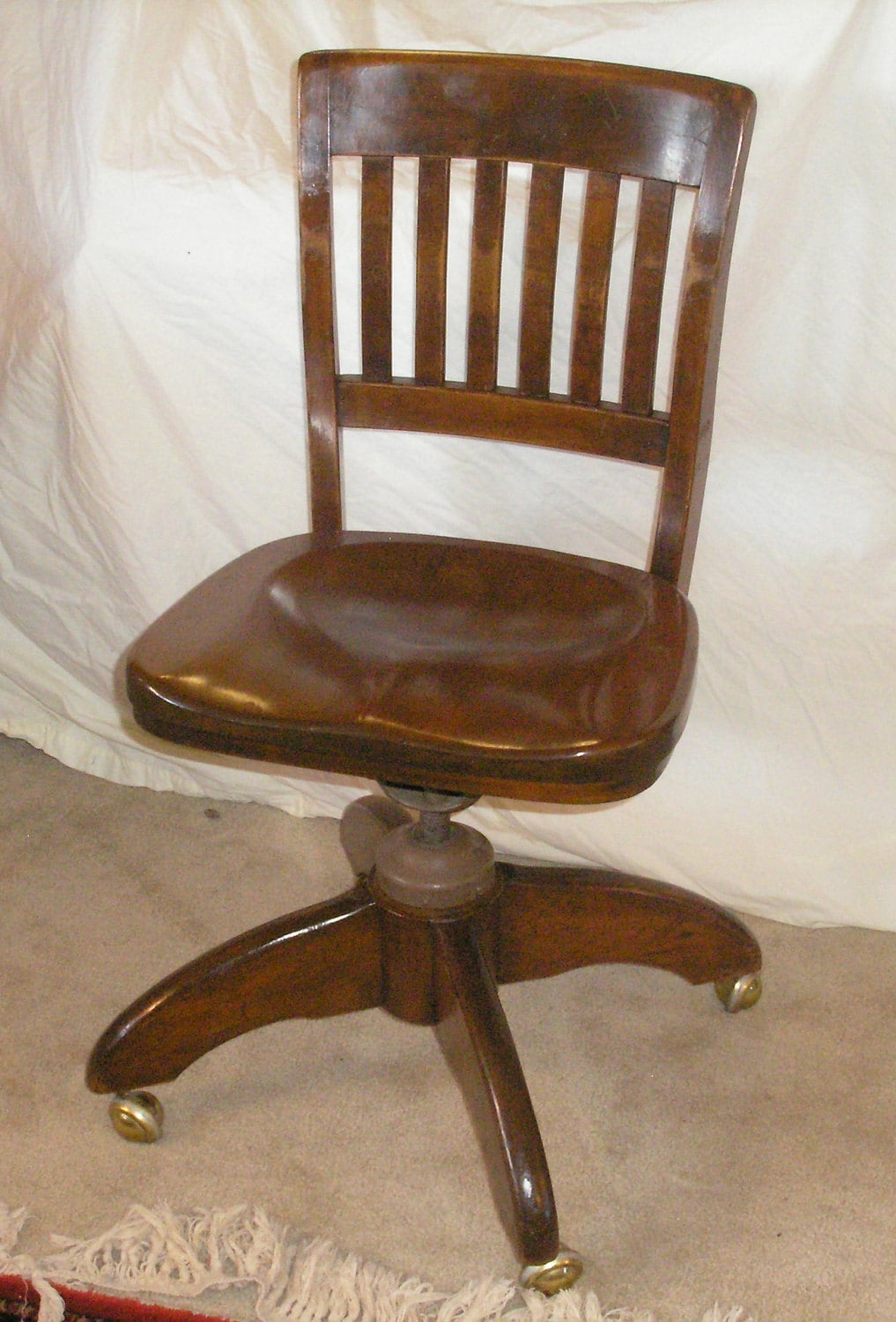 RESERVED FOR Franklin Daniel Vintage Wood Office Chair