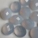 12mm x 10mm Natural Checkerboard Blue Chalcedony - 1cab