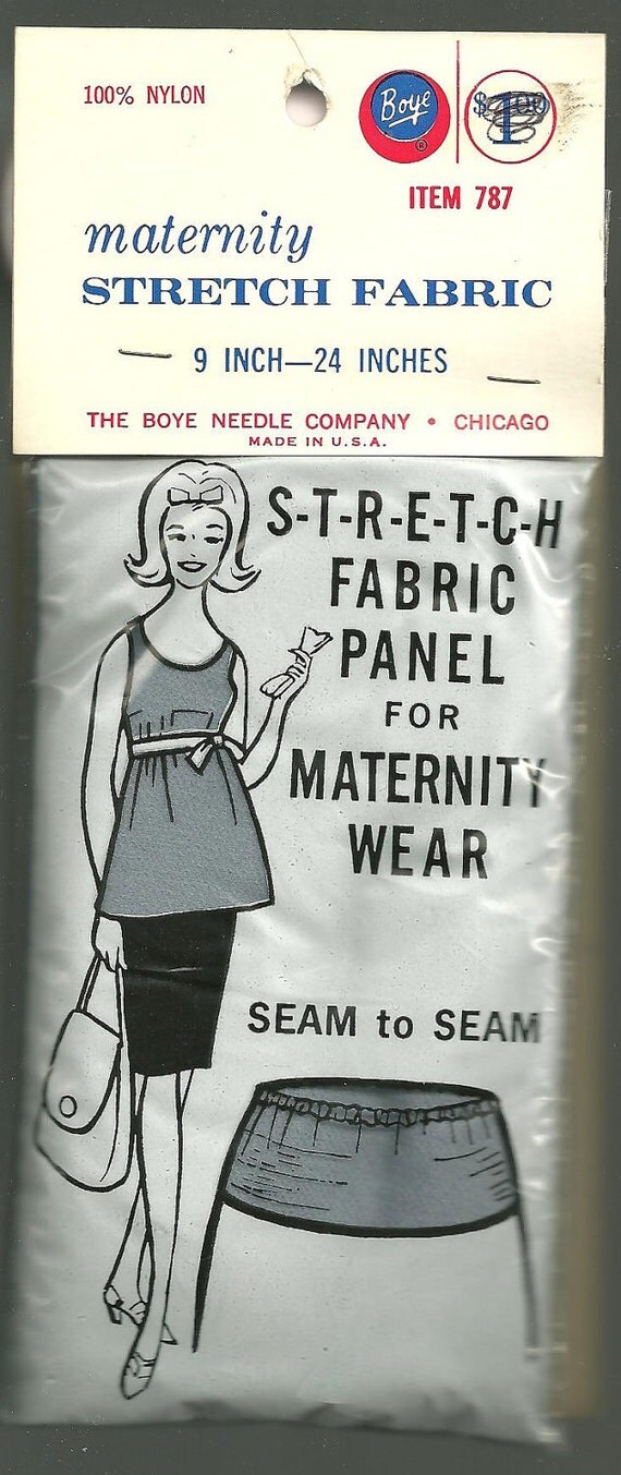 Maternity Panel Vintage Stretch Fabric Original Unopened