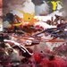 West and East, Original Large Experimental Modern Organic Painting