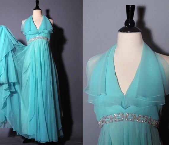 70s evening gown