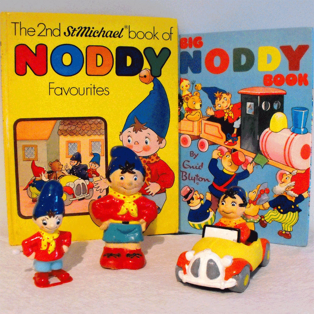 Enid Blyton Noddy Toys and Books by jollywolly on Etsy