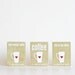 Coffee Trio - Triptych of Coffee Prints on Cradled Birch Frame - Tan Beige with Red Heart - Mothers Day