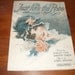Vintage Just like the Rose Music Sheet 1919