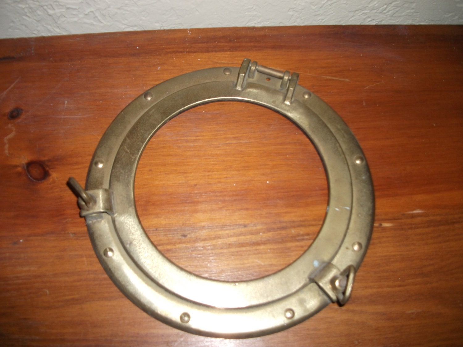 Vintage Brass porthole frame for boat