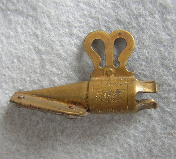 Antique Brass Simplex Pencil Sharpener