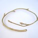Recycled Branch Bracelet Bud Brass