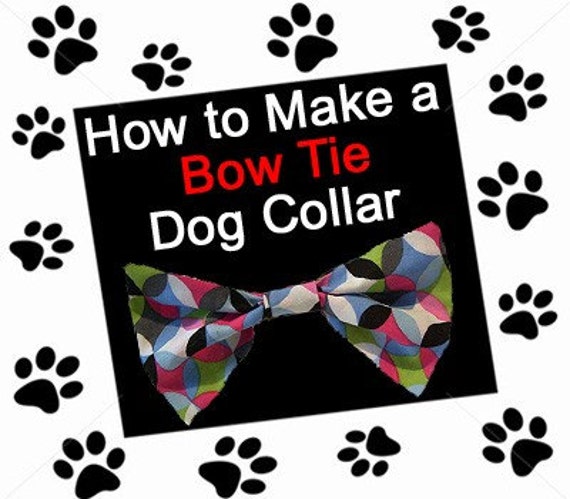 Bow Tie for Dog Illustrated Tutorial on How to Make a Dog