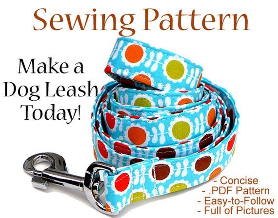Dog Leash Sewing Pattern Illustrated Guide Teaching You How