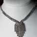 Vintage Rhinestone Choker, Bridal Necklace, Wedding Jewelry, Gifts for Her, Vintage Jewelry, Elegant, Audrey Hepburn Style