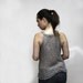 Summer Knit Sweater, Summer Knit Tank PEARL/Summer Tunic/Summer Sweater/Shirt/Cover Up/Elegant Women Fashion/Grey Silver by Solandia