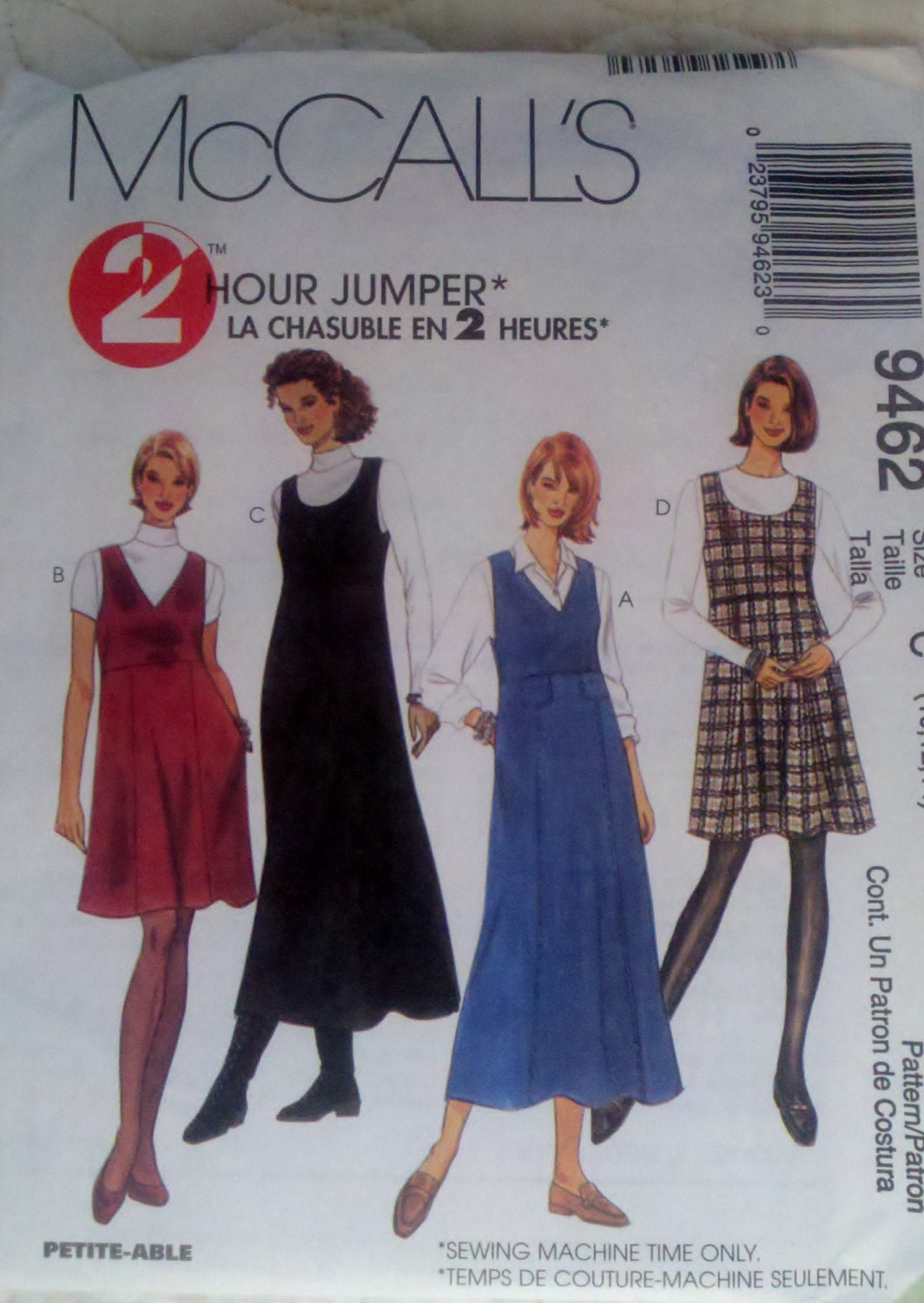 Womens Sewing Pattern Jumper in Two Lengths by Sutlerssundries