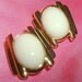 Vintage Trifari Cream Cabochon Earrings