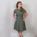 1950's day dress in sage