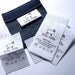 10 Fold-over Sew-In canvas Labels