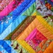 Mini Quilt, Life is Love, wall hanging or doll quilt