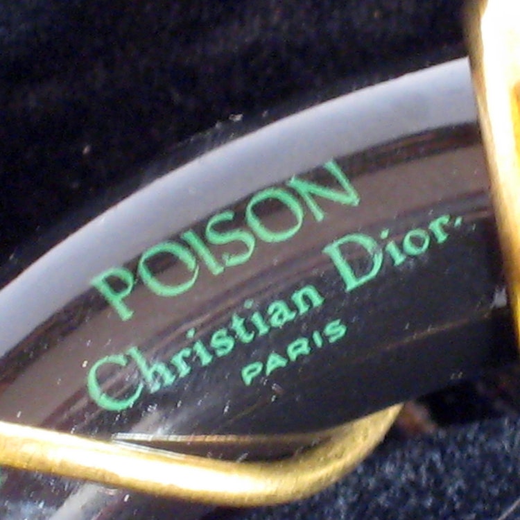 Vintage CHRISTIAN DIOR Poison Bracelet Perfume Bottle by David801