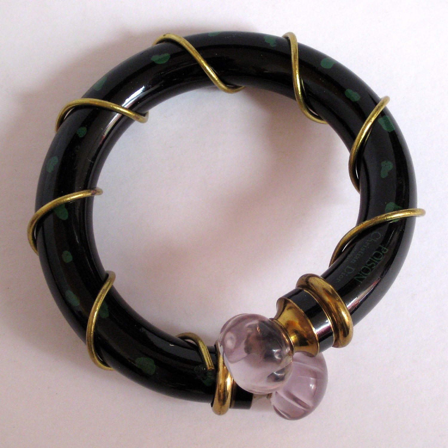 Vintage CHRISTIAN DIOR Poison Bracelet Perfume Bottle by David801