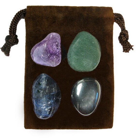 PEACE Meditation Stone Set Crystal Healing Gemstone Kit