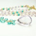Apatite and Ametrine Necklace in Gold/Bridal Statement Necklace/Statement Bridal Jewelry
