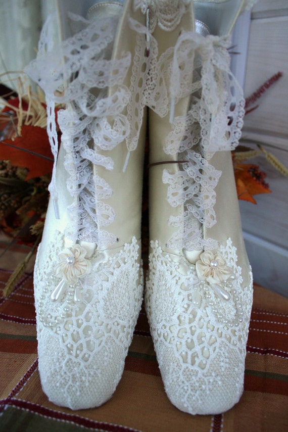 victorian bridal shoes