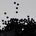 Jet Black SOLVENT RESISTANT 0.094 Hex Glitter