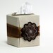 Tissue box accessory for home or office, customize