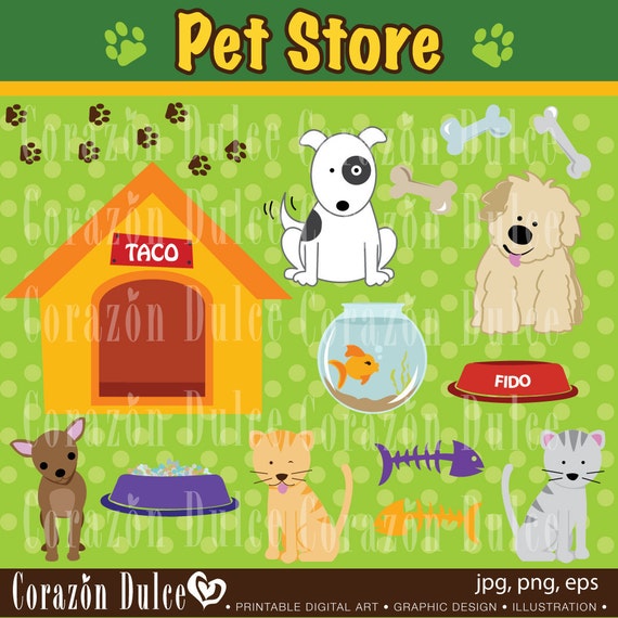 free clip art pet shop - photo #11