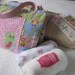Nap Mat - Daycare bed bag - pretty pink OWL fabric - 2 blankets, pillow, pillowcase, pocket & removable inner quilt - machine washable GIRL.