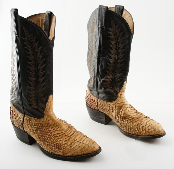 rattlesnake skin boots tony lama